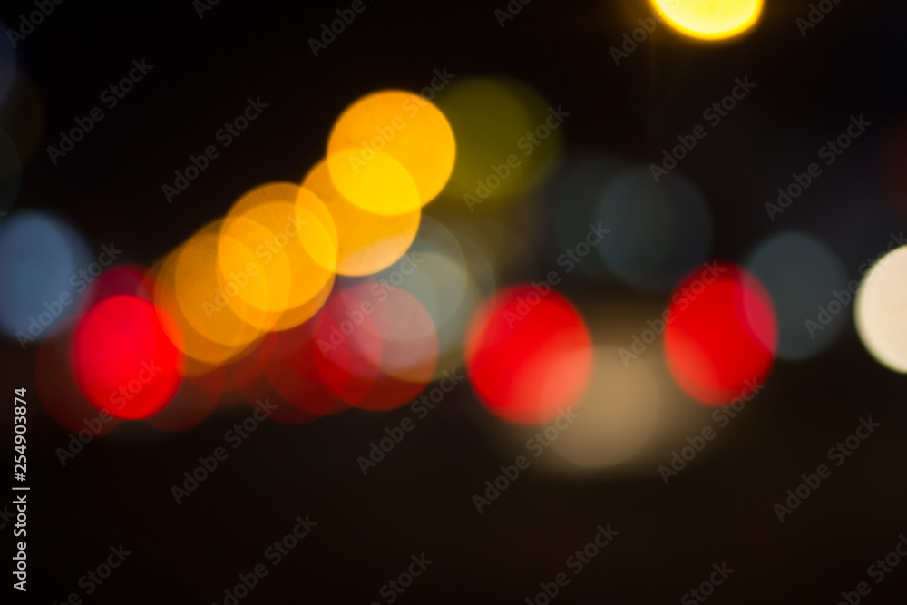 Colorful abstract bokeh Background, City night light bokeh,Party light on night,background defocused Colorful abstract bokeh Background, City night light bokeh,Party light on night,background defocused