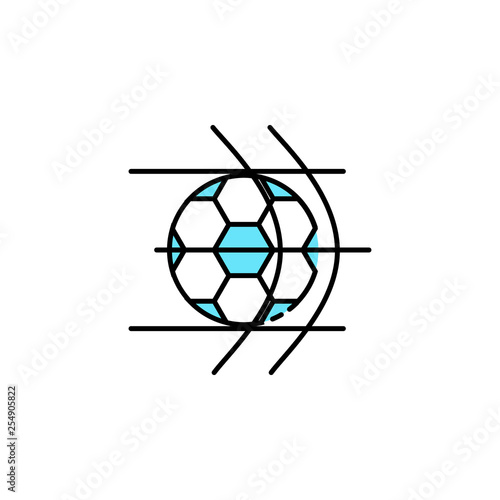 Goal, door, soccer door, sport icon. Element of color sport icon. Premium quality graphic design icon. Signs and symbols collection icon for websites, web design, mobile app