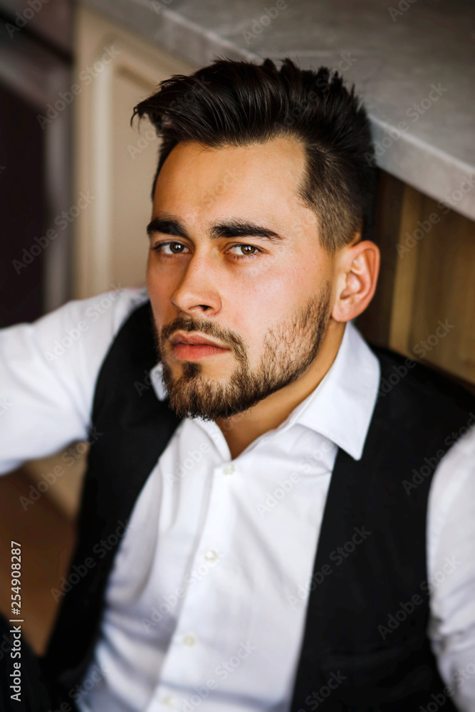 Portrait of a serious man Portrait of a serious man