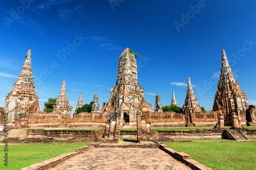 Wat Chaiwatthanaram in the city of Ayutthaya