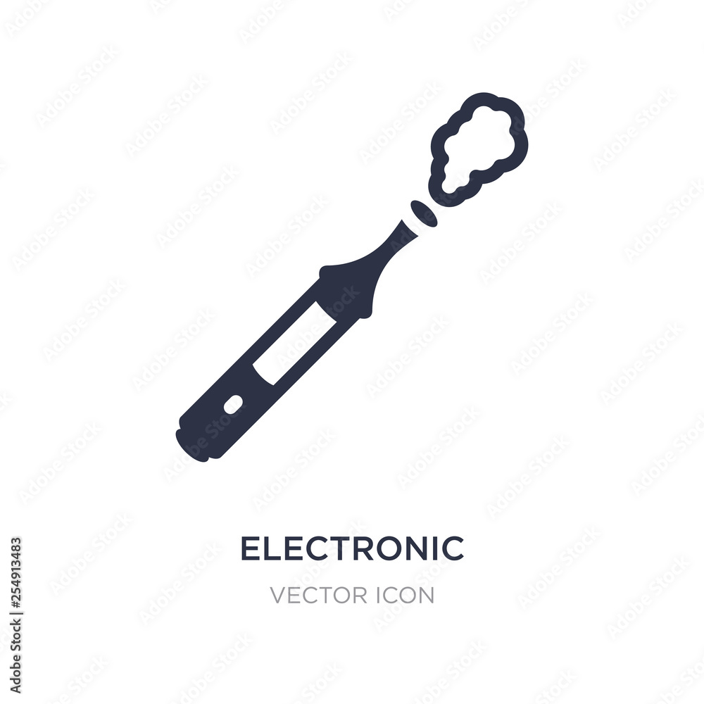electronic cigarette icon on white background. Simple element illustration from Technology concept. electronic cigarette icon on white background. Simple element illustration from Technology concept.