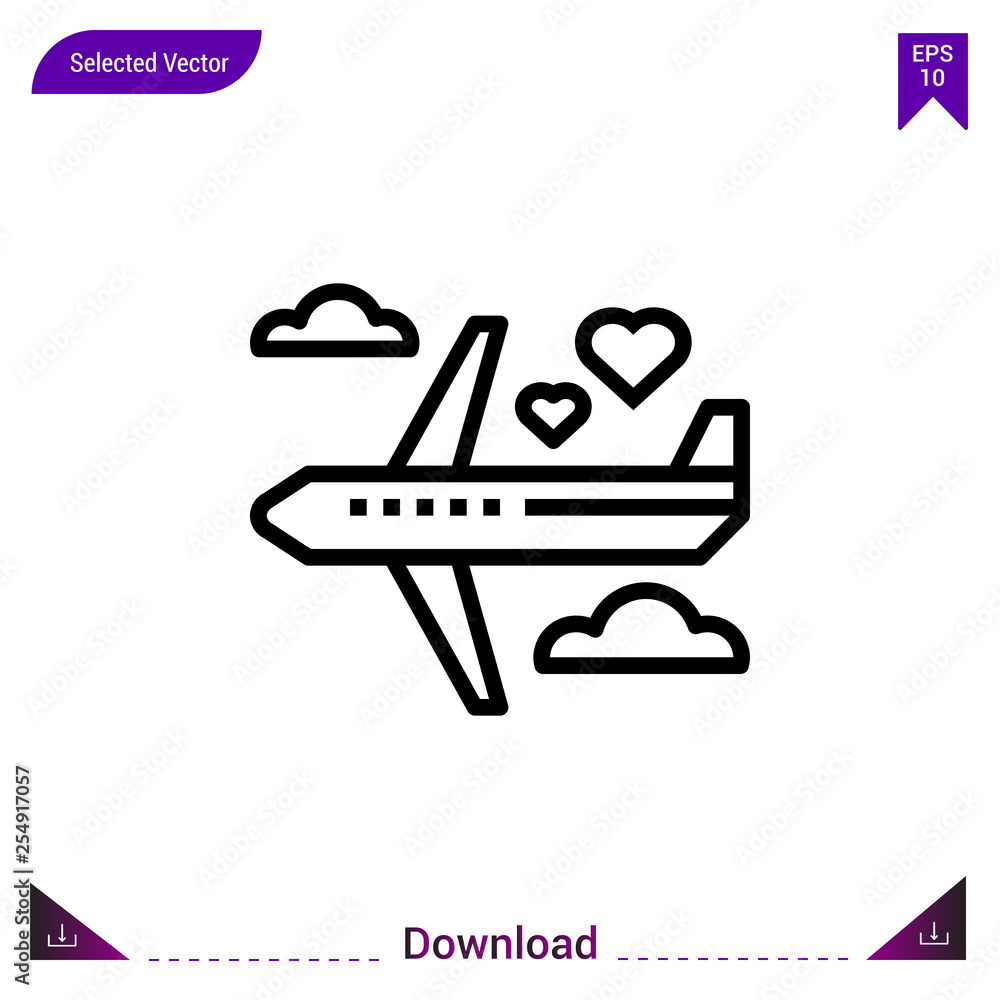 honey-moon vector icon. Best modern, simple, isolated, flat icon for website design or mobile applications, UI / UX design vector format honey-moon vector icon. Best modern, simple, isolated, flat icon for website design or mobile applications, UI / UX design vector format