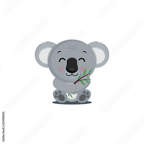 Fototapeta Naklejka Na Ścianę i Meble -  koala and trees logo designs