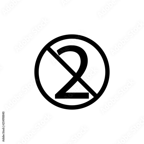 Reuse DO NOT sign.2 crossed out sign