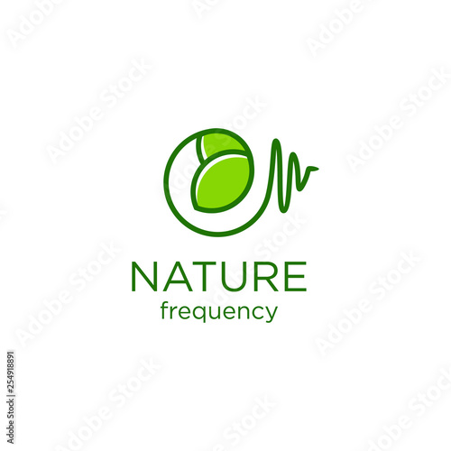 nature frequency logo designs