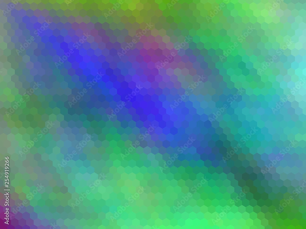 New multicolor background. Abstract illustration. Hexagonally pixeled New multicolor background. Abstract illustration. Hexagonally pixeled