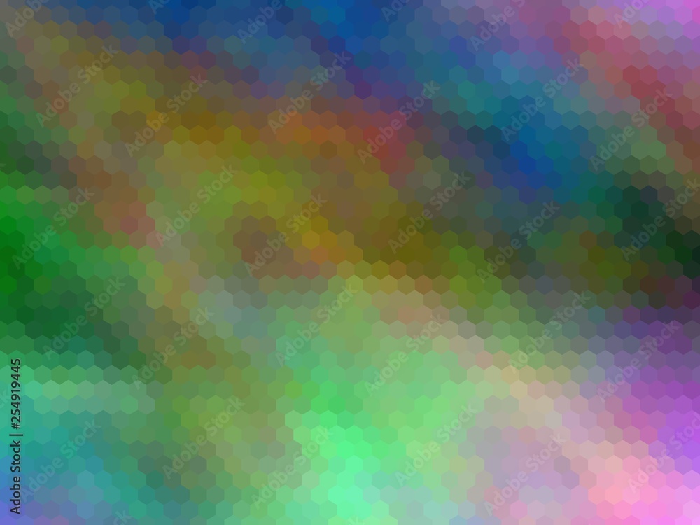 New multicolor background. Abstract illustration. Hexagonally pixeled New multicolor background. Abstract illustration. Hexagonally pixeled