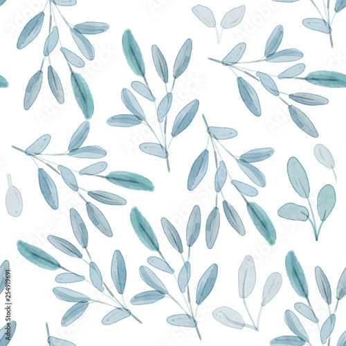 Watercolor Floral background. Watercolor pattern.