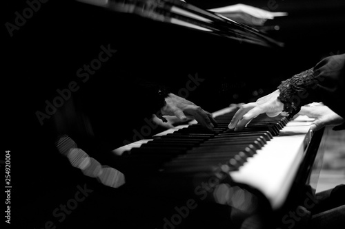 key, hand, musician, pianist, white, player, keyboard, adult, person, black, musical, music, art, beautiful, sound, instrument, piano, caucasian, classical, play, background, concert, classic, perform
