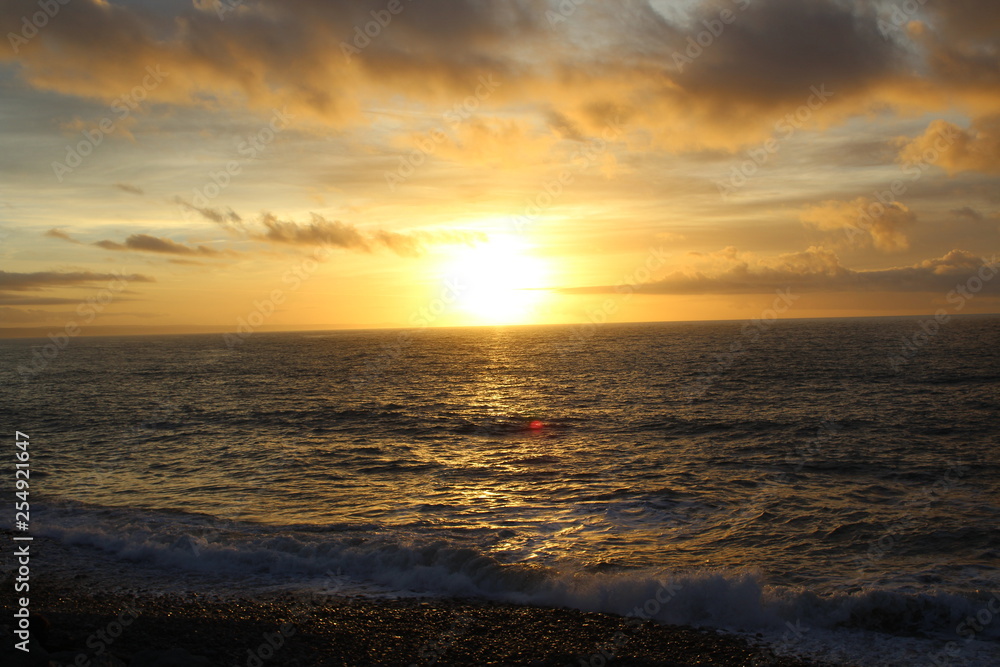 Sunset over Sunset over
