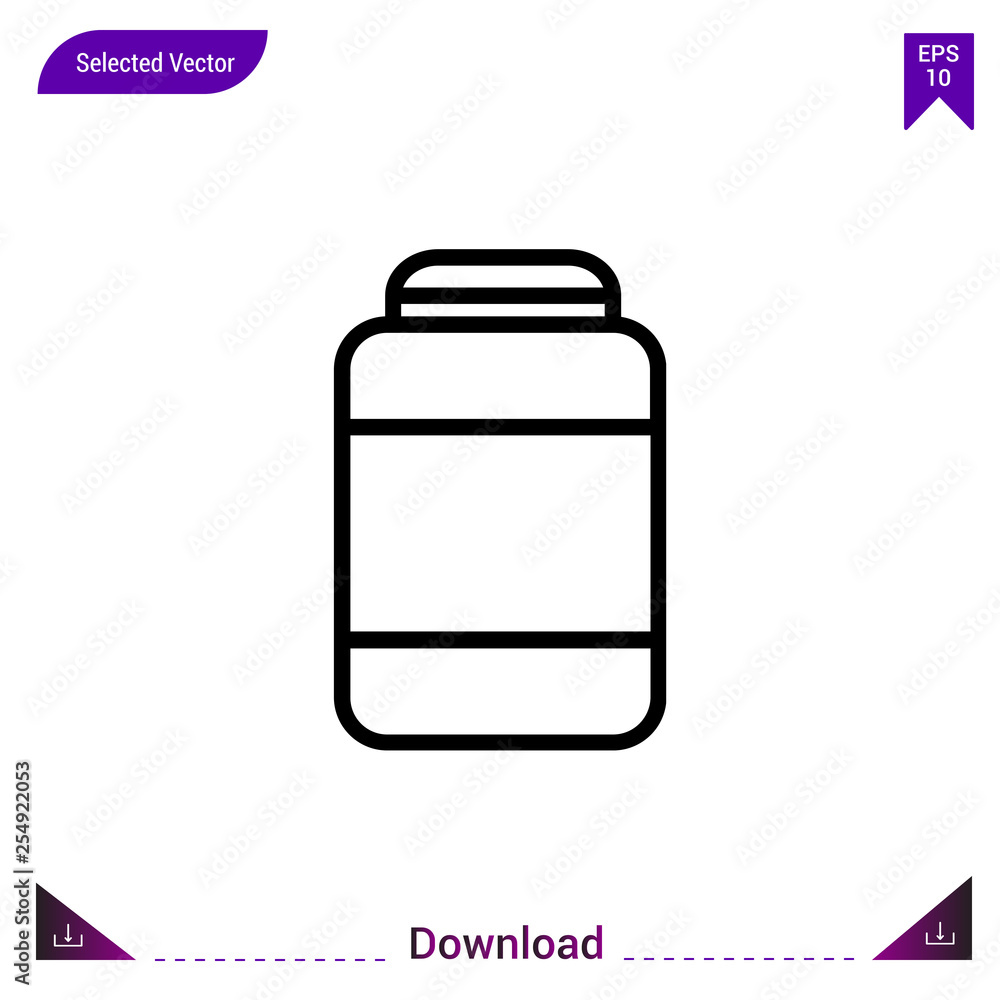 proteins vector icon. Best modern, simple, isolated, flat icon for website design or mobile applications, UI / UX design vector format proteins vector icon. Best modern, simple, isolated, flat icon for website design or mobile applications, UI / UX design vector format