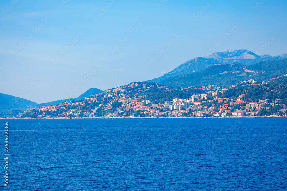 Coastal town Herceg Novi in Montenegro 