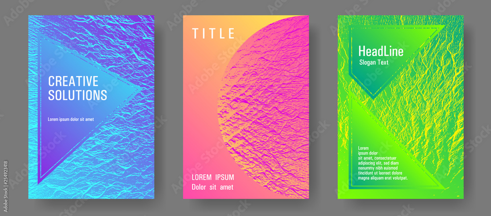 Booklet design vector layouts set. Booklet design vector layouts set.