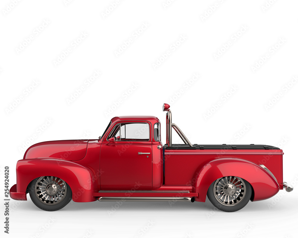 no brand pickup car in a white background no brand pickup car in a white background