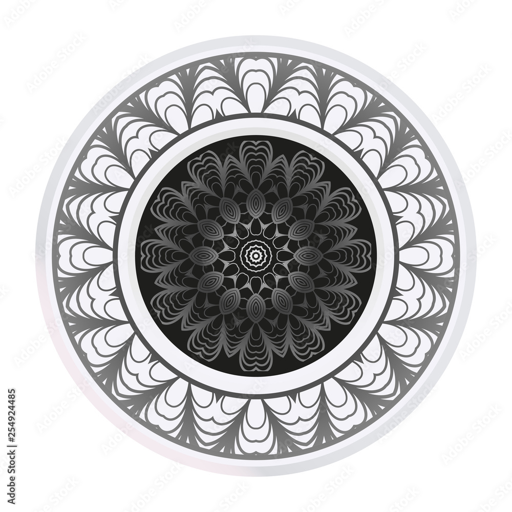 Luxury Art Deco Floral Pattern. Mandala Design. Vector Illustration. Oriental Pattern. Indian, Moroccan, Mystic, Ottoman Motifs. Anti-Stress Therapy Pattern Luxury Art Deco Floral Pattern. Mandala Design. Vector Illustration. Oriental Pattern. Indian, Moroccan, Mystic, Ottoman Motifs. Anti-Stress Therapy Pattern