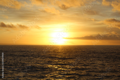 sunset over the sea © Dan