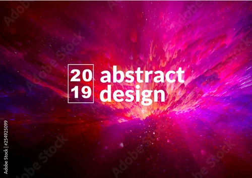 Abstract space background. It can be used for posters, cards, flyers, brochures, magazines and any kind of cover. EPS 10