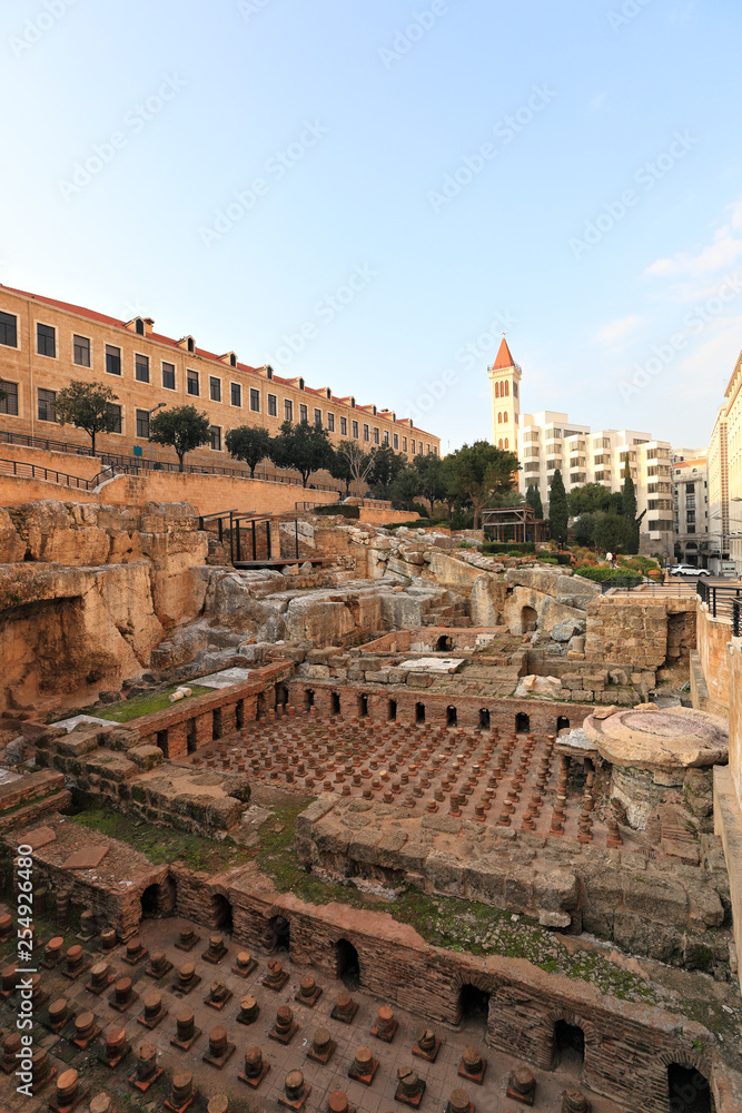 Downtown Beirut, Ruins of Ancient Roman Baths
