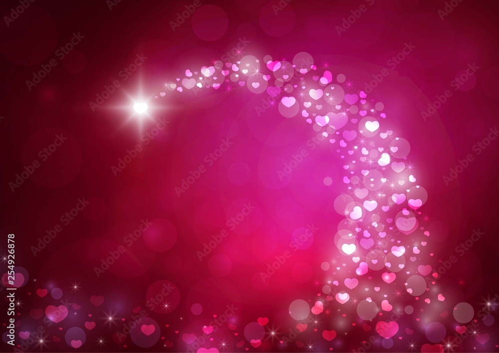 Happy Valentine's days card with red color background. vector illustration Happy Valentine's days card with red color background. vector illustration