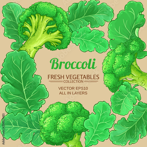 broccoli vector frame