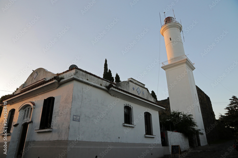 Lighthouse at Colonia del Sacramento, Uruguay Lighthouse at Colonia del Sacramento, Uruguay