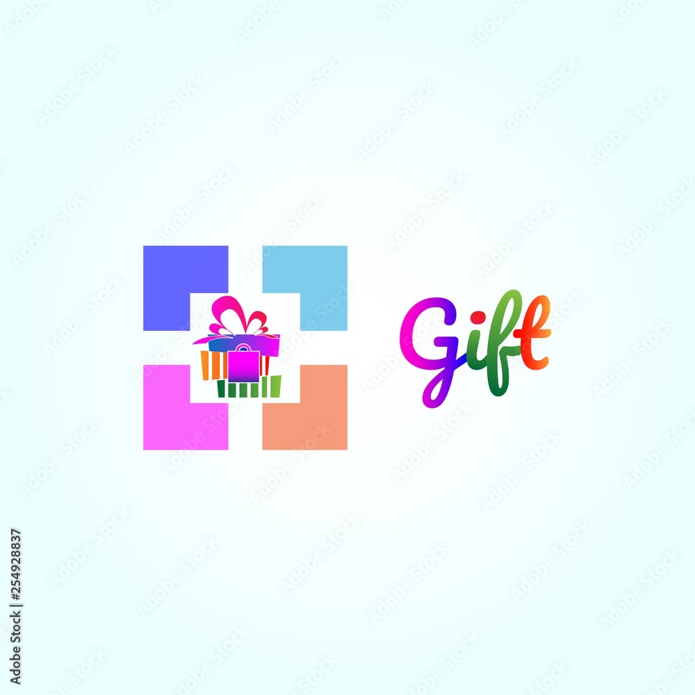 shop gift icon templates,creative vector logo design,emblem,illustration element shop gift icon templates,creative vector logo design,emblem,illustration element