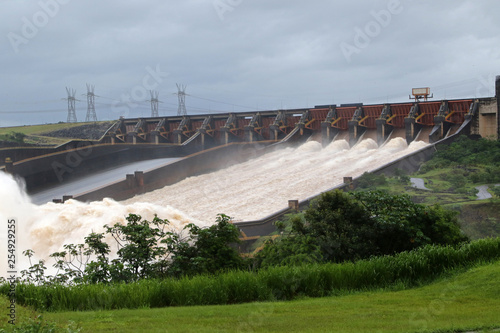 Itaipu Dam, on the Border of Brazil and Paraguay photo