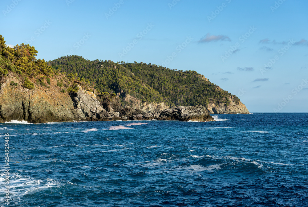 Cinque Terre Liguria Italy - Mediterranean Sea and Coast Cinque Terre Liguria Italy - Mediterranean Sea and Coast