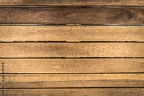 Textured of grunge wooden board or slats pattern for wood material background