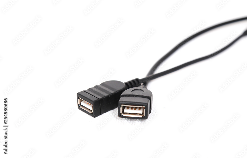 An assortment of computer cables in a variety of colors