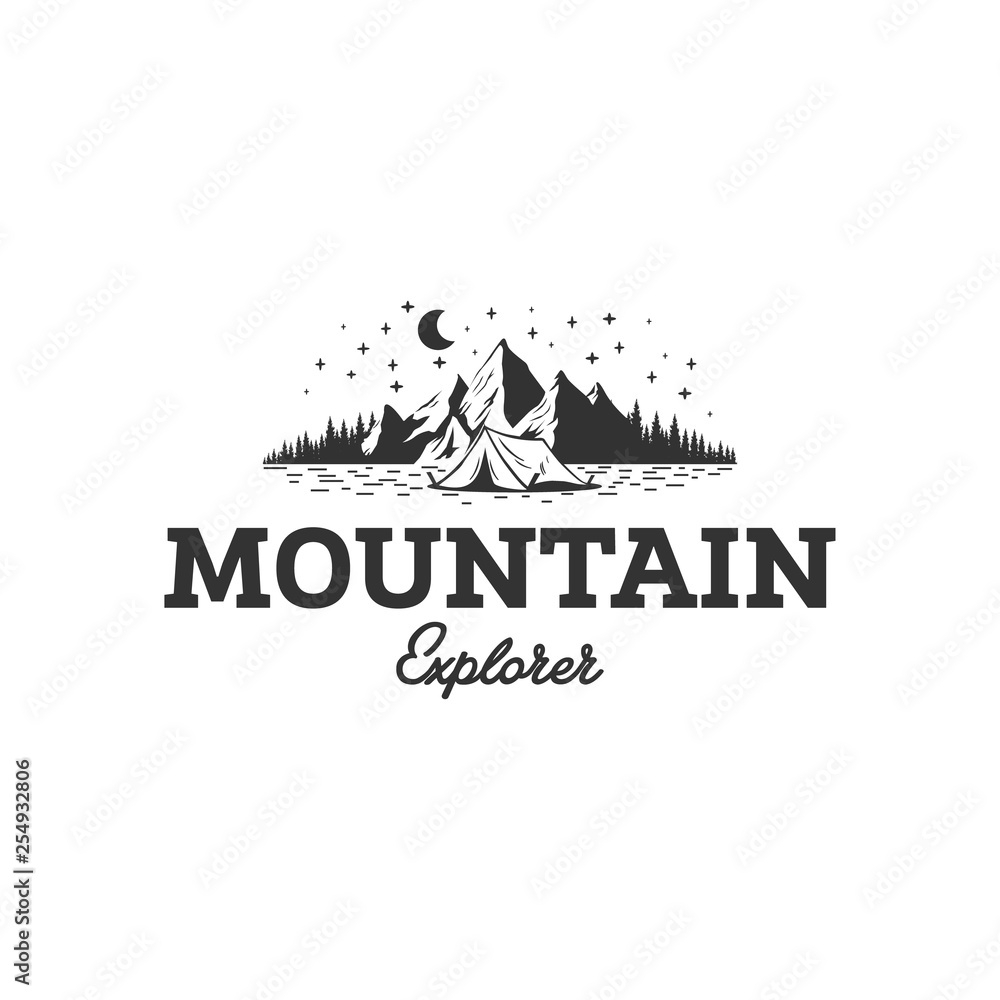 mountain explorer logo designs