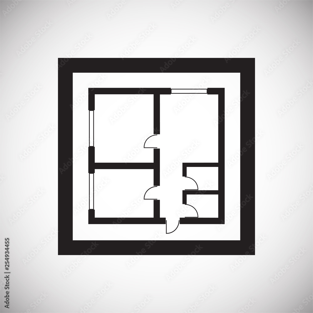 Home blueprint icon on background for graphic and web design. Simple vector sign. Internet concept symbol for website button or mobile app. Home blueprint icon on background for graphic and web design. Simple vector sign. Internet concept symbol for website button or mobile app.