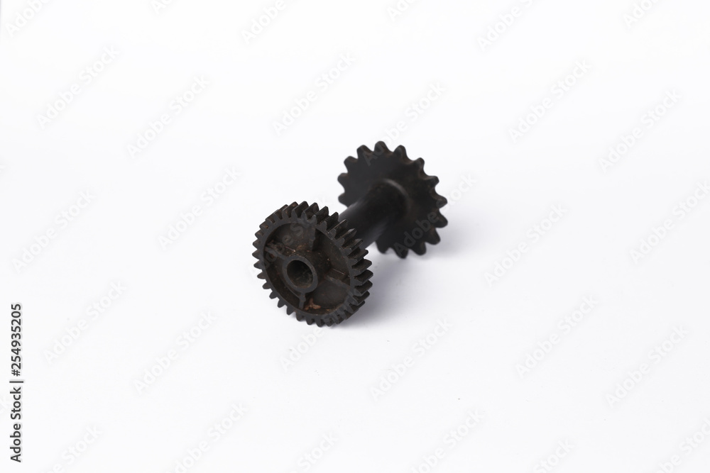 differential gear isolated on a white differential gear isolated on a white