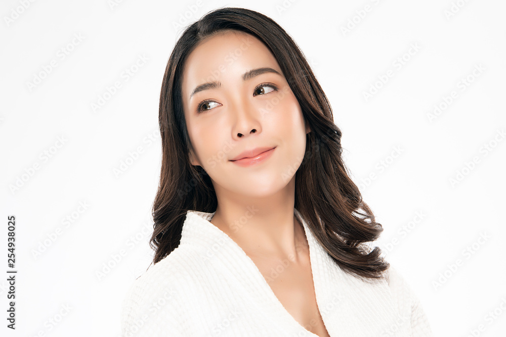 Beautiful Young asian Woman with Clean Fresh Skin Beautiful Young asian Woman with Clean Fresh Skin