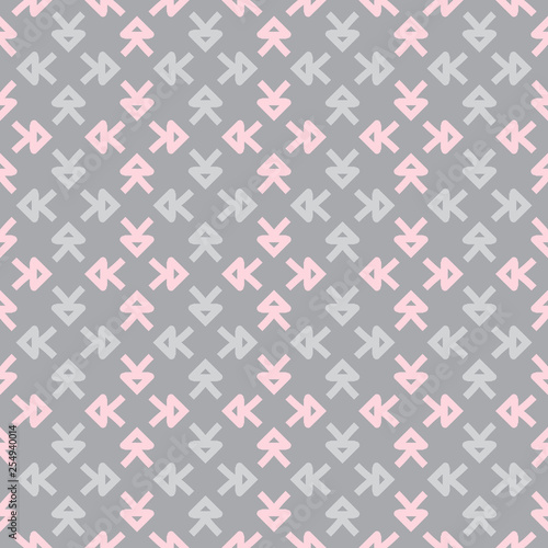 Bright seamless pattern with alternate geometric elements.