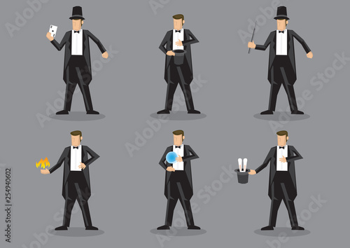 Magician Vector Character Set