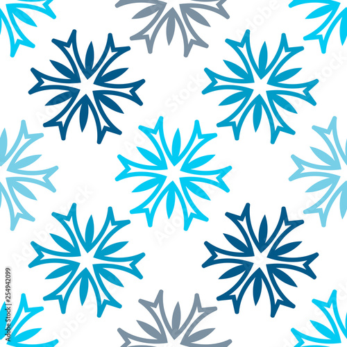 Bright seamless pattern with geometric elements.