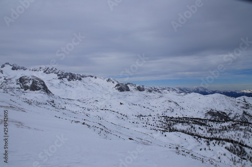 Bergpanorama in Österreich