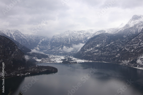 Hallstatter See Bergpanorama in Österreich