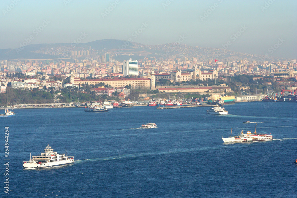 A view to Istanbul, Turkey 