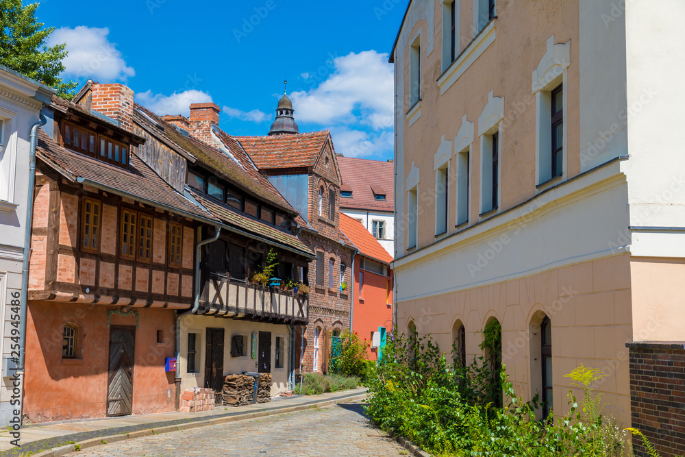 old town in codbus, germany