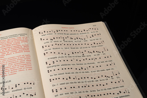 Liturgical Book Gregorian Chant in Latin