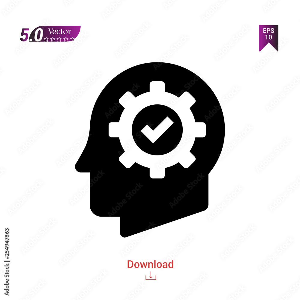 Outline head icon isolated on white background. Best modern. Graphic design, mobile application, beauty icons 2019 year, user interface. Editable stroke. EPS10 format vector illustration Outline head icon isolated on white background. Best modern. Graphic design, mobile application, beauty icons 2019 year, user interface. Editable stroke. EPS10 format vector illustration