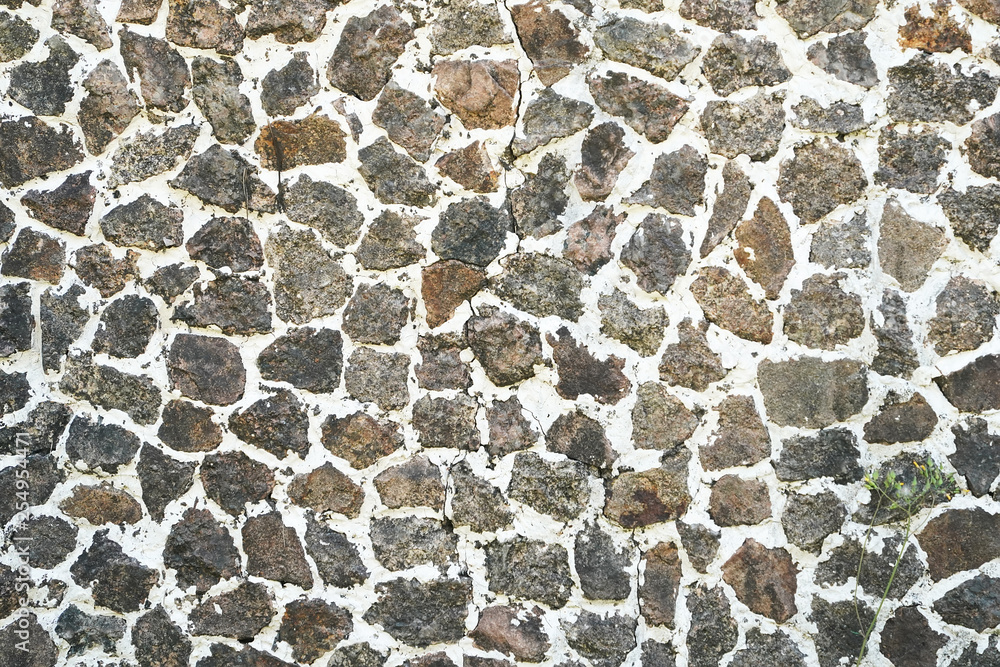 Stone wall texture background of grey brick stones. Stone wall texture background of grey brick stones.