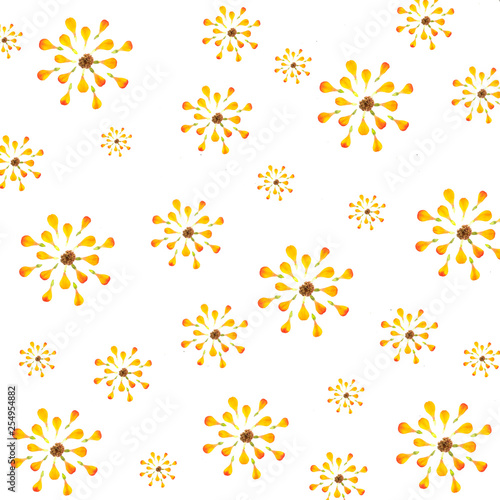 Wallpaper Mural Autumn background composition made of petal with space for your ideas texts. top view.  Torontodigital.ca
