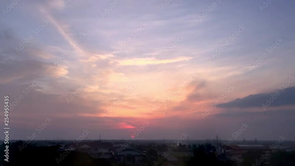 A beautiful timelapse in Kedah Malaysia during sunset A beautiful timelapse in Kedah Malaysia during sunset