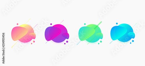 Colorful Cloud vector illustration. Creative background with liquid Style Vector design. Wallpaper design vector