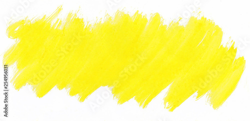 Abstract watercolor yellow background