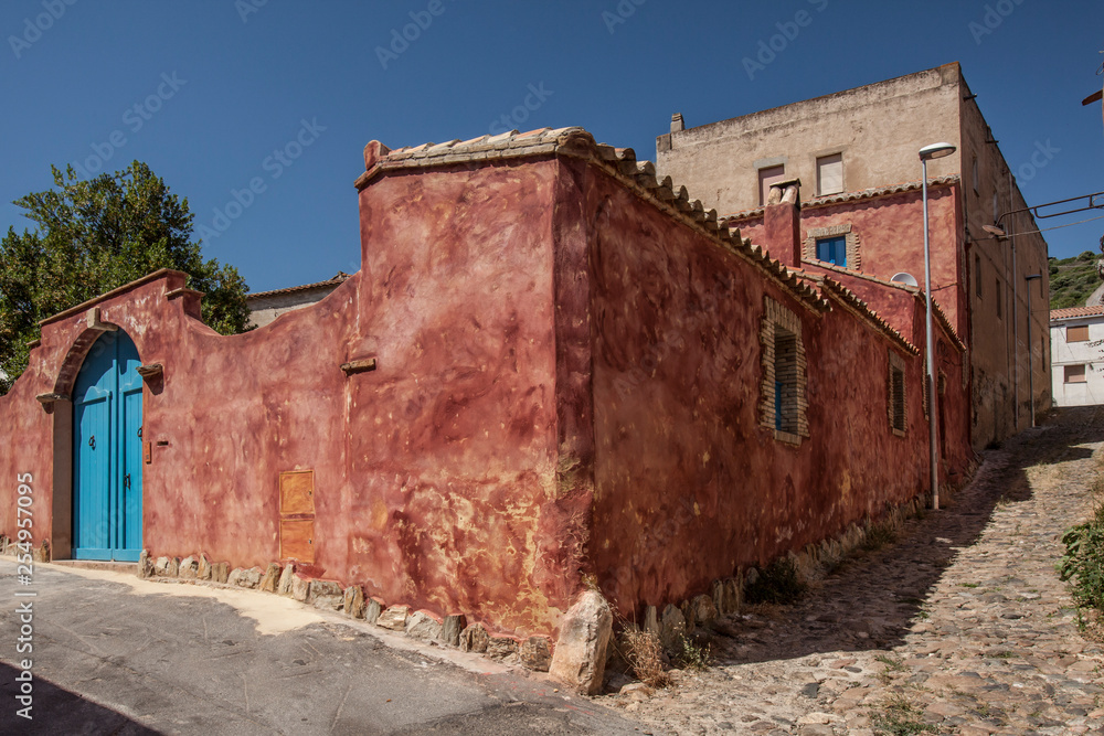 Centro storico di Teulada - Sardegna - Italia