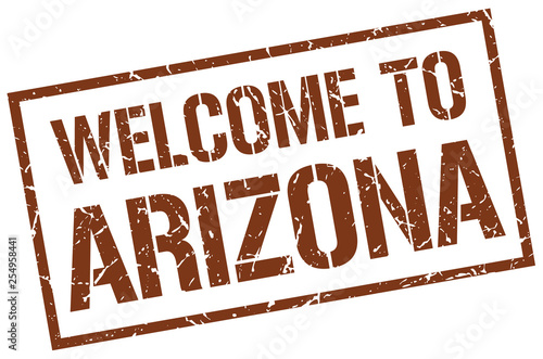 welcome to Arizona stamp